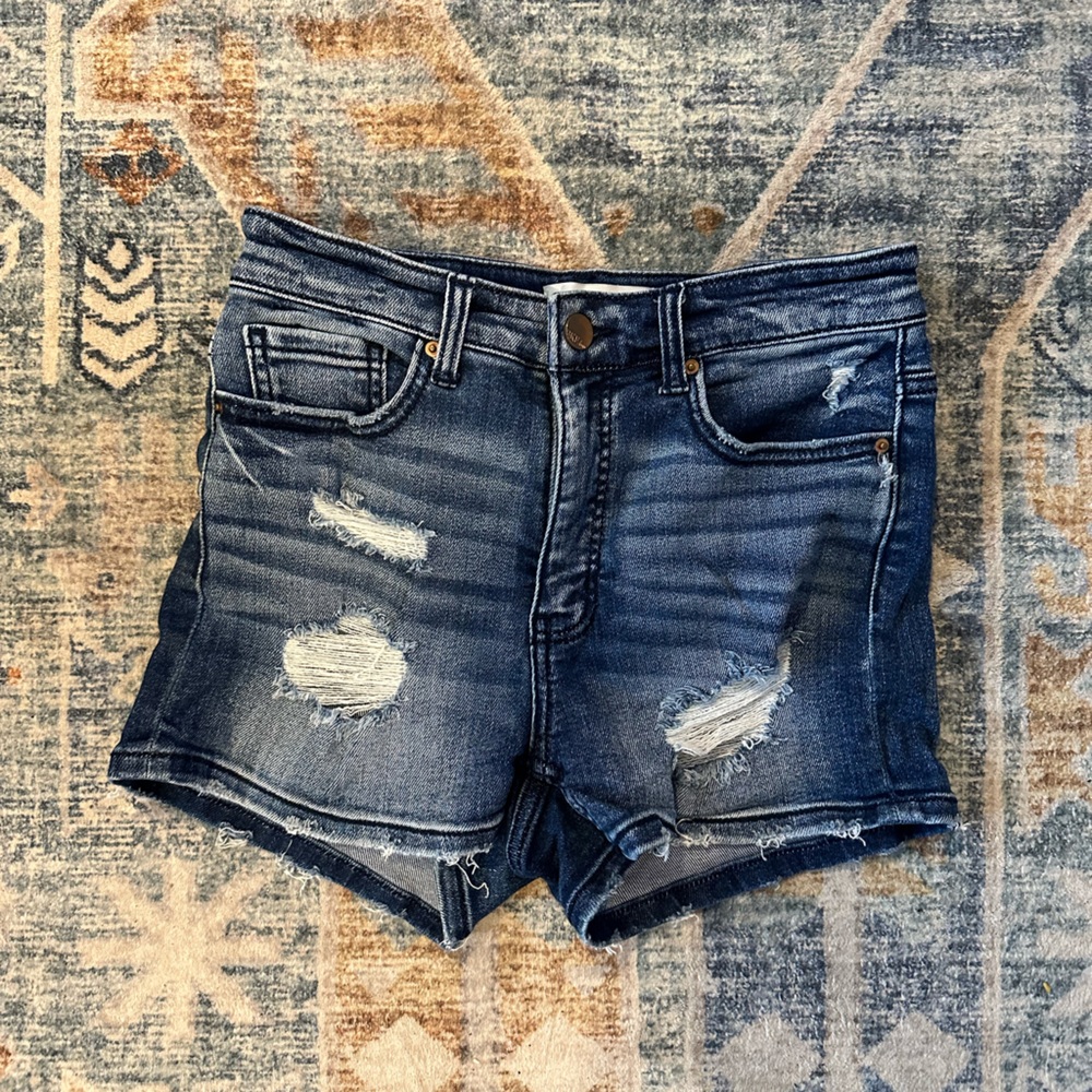 BKE Parker Distress Denim Jean Shorts